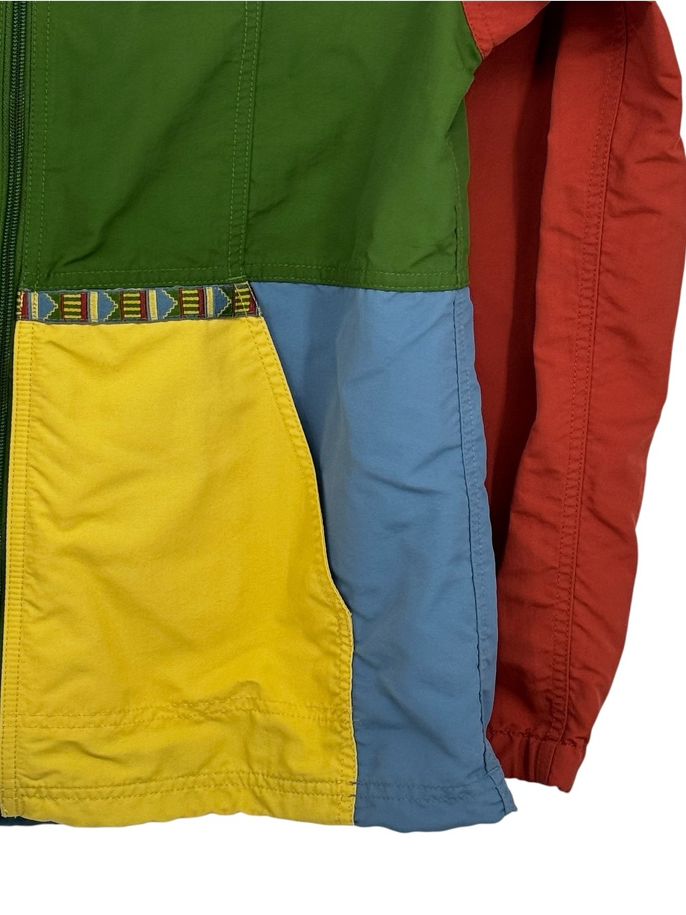 Women’s LL Bean Small Petite MultiColored Nylon Full Zip Mountain Classic Jacket - Picture 7 of 10